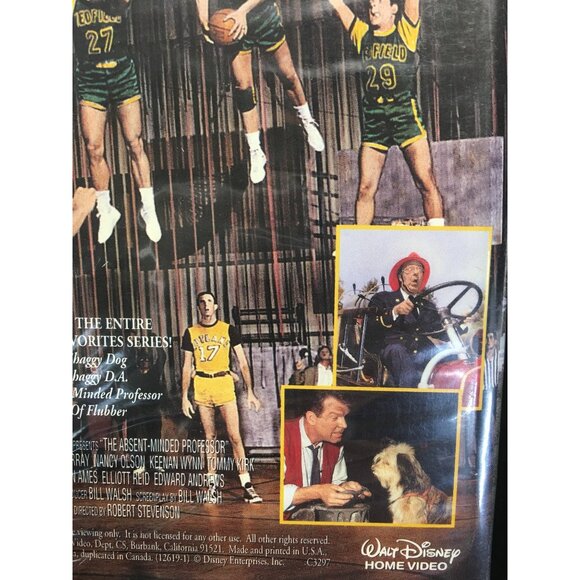 The Absent Minded Professor VHS Tape - Walt Disney Classics Clamshell Case - Picture 6 of 11